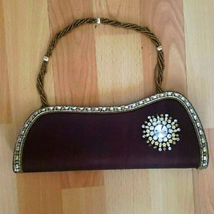 Maroon Silk Purse